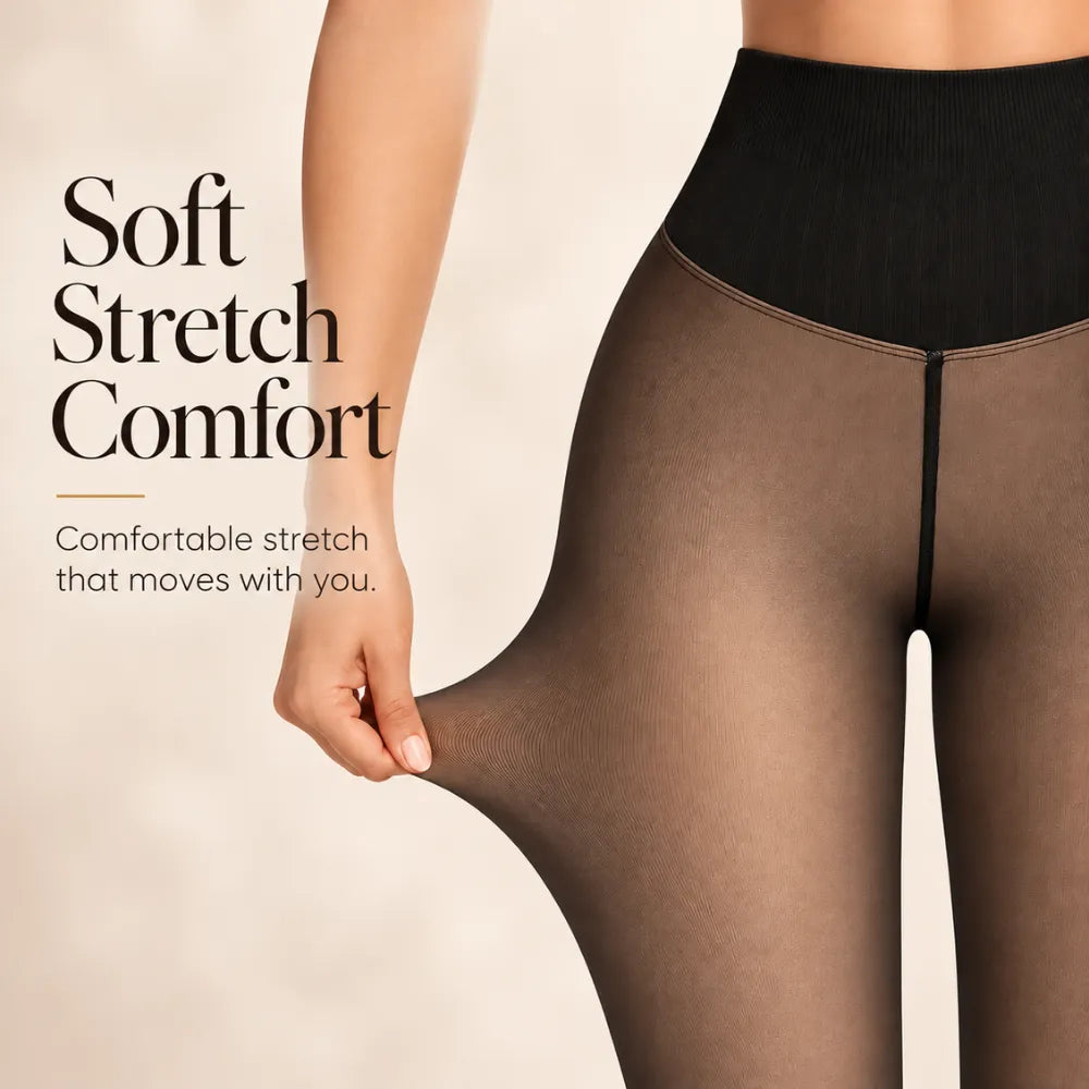Trndz Fleece Lined Sheer Tights